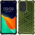 thumbnail image 1 of Smartphone Case Compatible with Samsung Galaxy A53 5G - Honeycomb Design Protective Phone Back Cover - Neon, 1 of 5