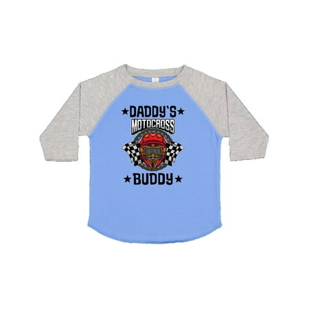 

Inktastic Daddys Motocross Buddy BMX Gift Toddler Boy or Toddler Girl T-Shirt