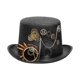 thumbnail image 3 of Sombreros Steampunk, diadema gótica rústica para disfraz de cosplay de mascarada. 60-61cm, 3 of 9