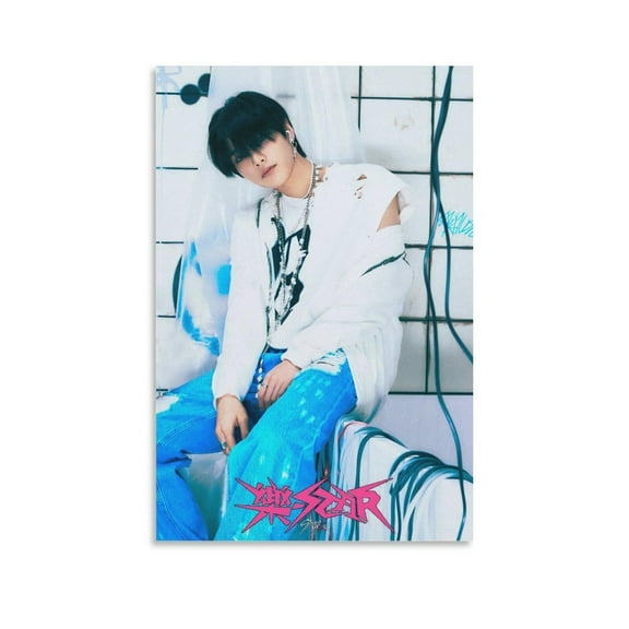 Kpop Artist Poster Stray Kids I.N Rock  Star Ver. 1st Teaser Canvas Art Poster And Wall Art Picture Print Modern Family Bedroom Decor Posters