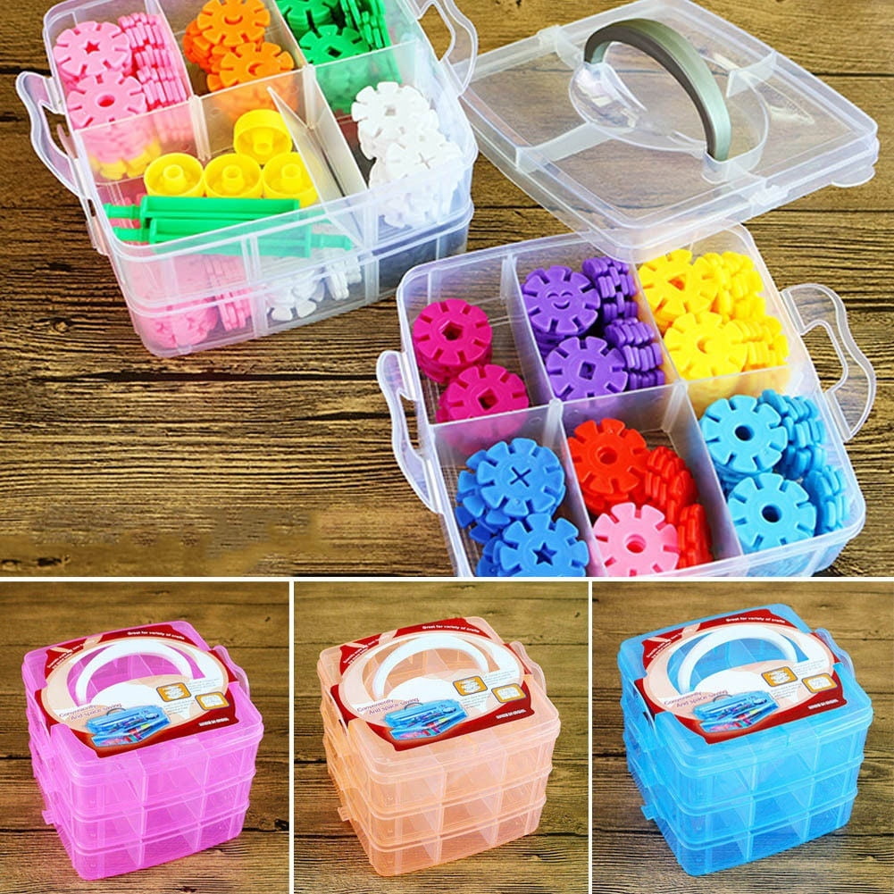 Lot de 30 petites boîtes de rangement 5,5 x 5,5 x 2 cm avec couvercle