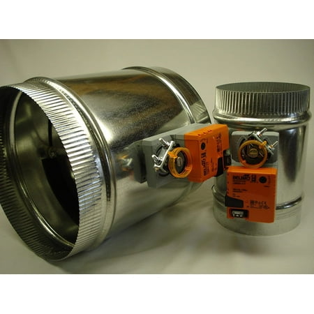 

SD 8 inch Belimo 3 wire Motorized 24v round zone control damper **Normally SHIPS SAME DAY**