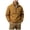 Brown, variant on COMVALUE Men's Lightweight Quarter Zip Pullover Casual Windbreaker for Running Golf Jackets with 3 Pockets (Black, XS)