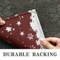 thumbnail image 6 of Red Christmas Snowflake Pattern Door Rugs,Washable Non Slip Door Mats Indoor,Decorative Door Mats,Entry Mat Indoor for Entrance,Bedroom,Kitchen,Bathroom,17"x30", 6 of 6