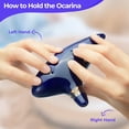 thumbnail image 2 of Ohuhu Ocarina Alto Do de 12 Agujeros con Libro de Canciones de Zelda, 2 of 9