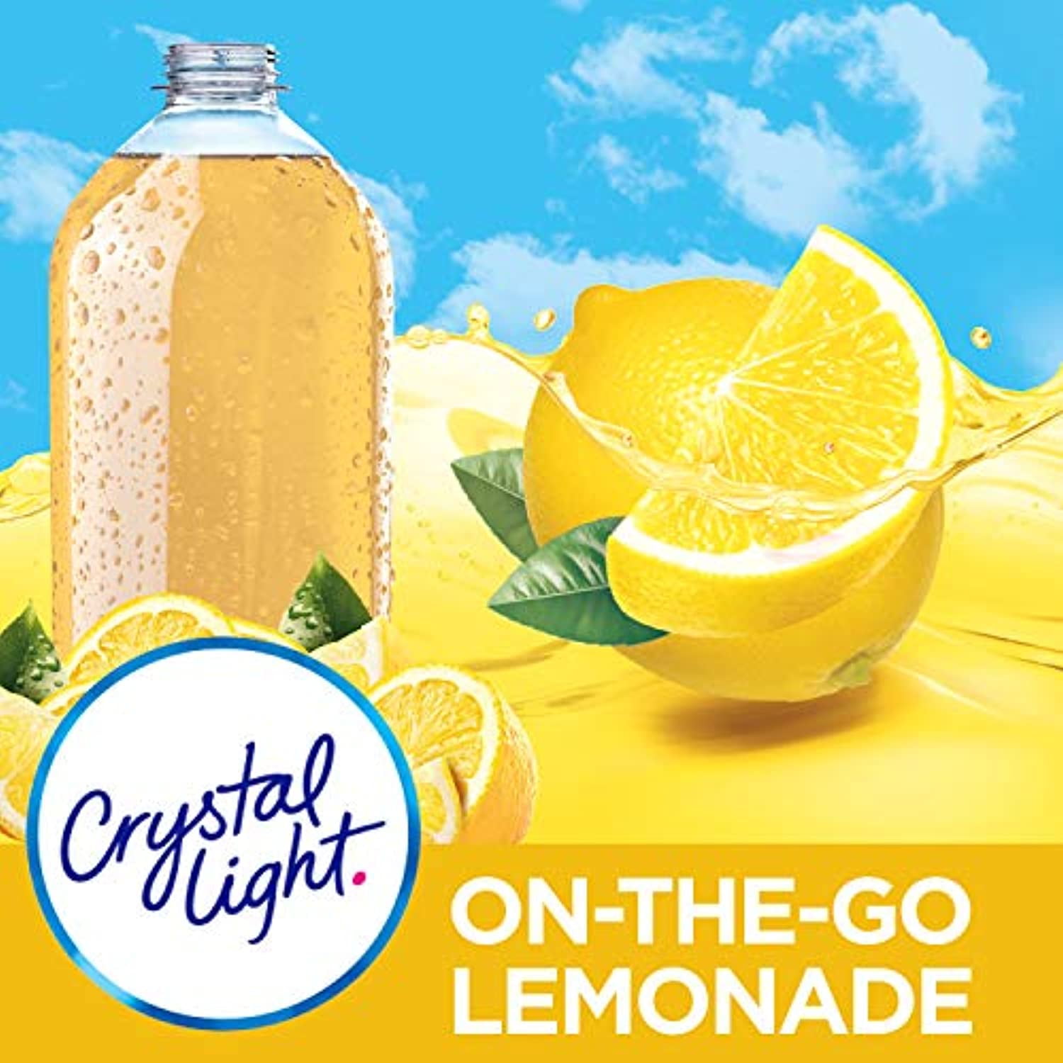 Crystal Light Sugar-Free Lemonade On-The-Go Powdered Drink Mix 120 Count