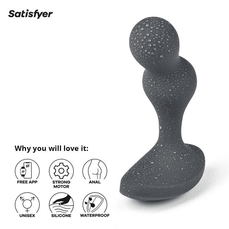 Satisfyer Deep Diver Anal Vibrator with App Control - Vibrating Anal Sex  Toy, Butt Plug, Prostate Stimulator Toys, Anal Dildo - Compatible with  Satisfyer App, Waterproof, Rechargeable (Dark Grey) - Walmart.com