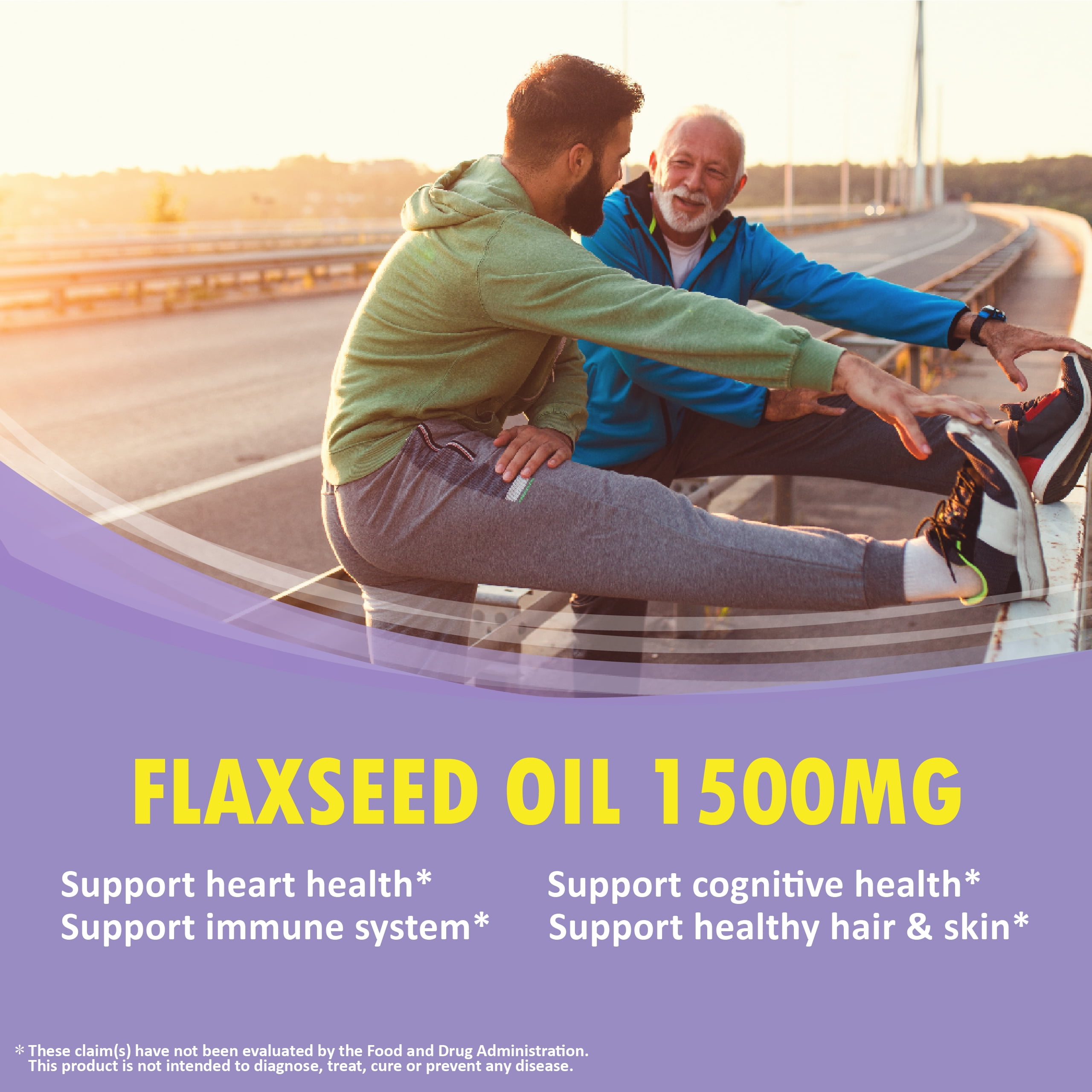 LOVITA 100% Vegan Cold-Pressed Flaxseed Oil: 1500mg with 900mg ALA Omega-3 per Serving. Organic. 180 Softgels.