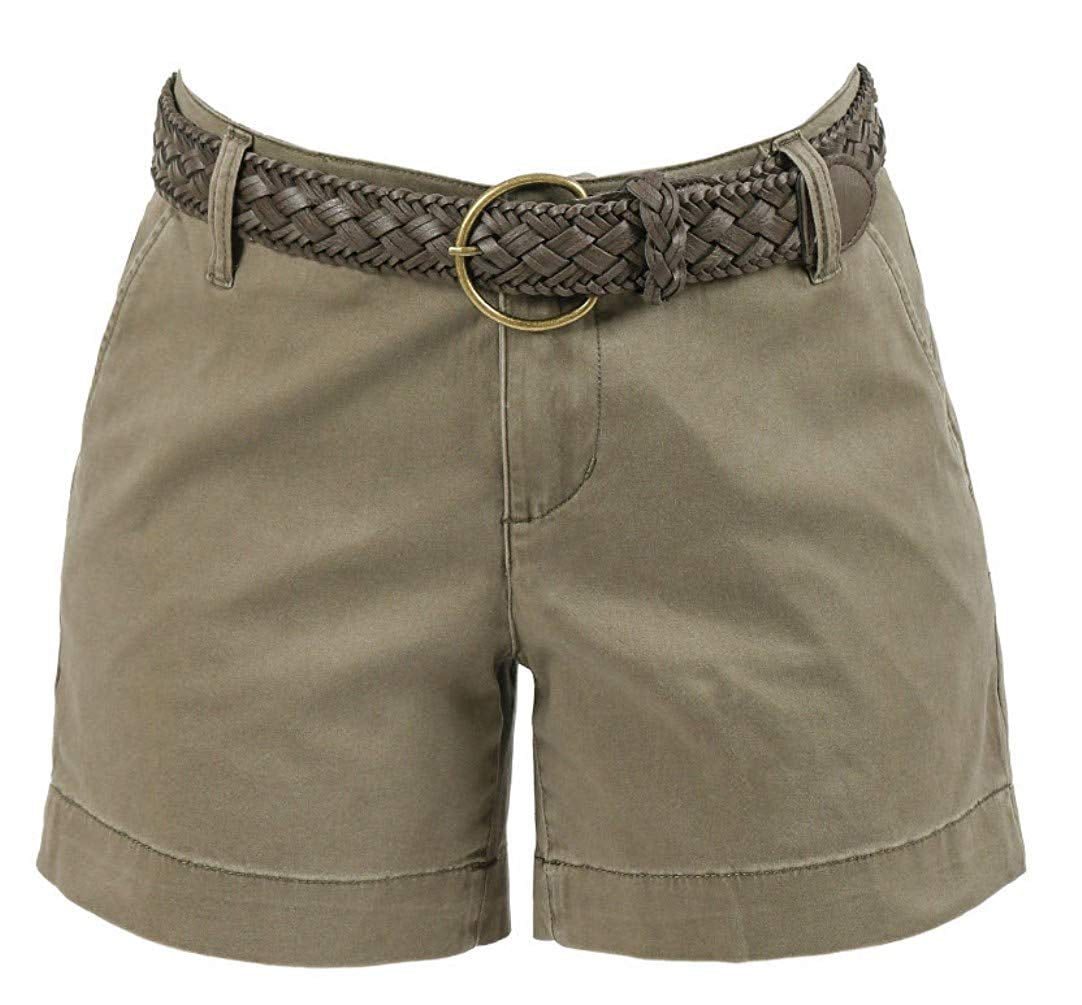 or Blue Shorts MSRP $58.00 White One 5 One Womens plus Size Belted Khaki 