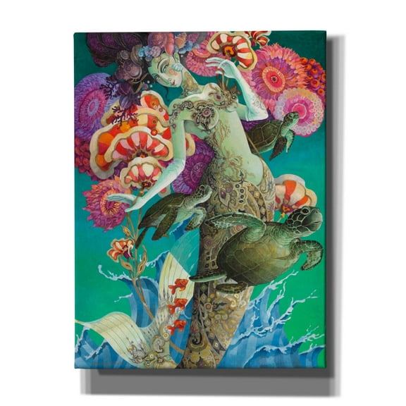 Epic Graffiti 'Rise Up' by David Galchutt Canvas Wall Art, 12" x 16"