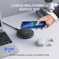 thumbnail image 2 of Cargador Inalámbrico Carga Rápida 1hora NEGRO, 2 of 3