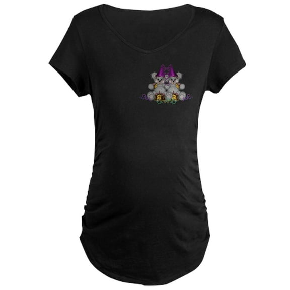 CafePress - BIRTHDAY TWINS Maternity Dark T Shirt - Maternity Dark T-Shirt