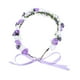 thumbnail image 4 of FELTECHELECTR Corona de flores para novia, diadema, corona para niña, tocado para viaje, vacaciones, corona de flores, 4 of 6