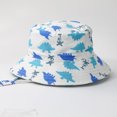 thumbnail image 5 of Sombrero de pescador para niños de primavera y verano, sombrero de lavabo para niños con estampado de dibujos animados, sombrero parasol a prueba de rayos UV, 5 of 5