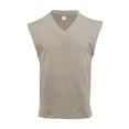 thumbnail image 3 of ZyeKqe Sweater Vests for Men Cap Sleeve Tank Tops V Neck Pullover Knit Top Loose Fitted Knitwear, 3 of 8