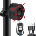 thumbnail image 1 of Alarma de bicicleta recargable YONGSHENG antirrobo 110 dB impermeable, 1 of 5