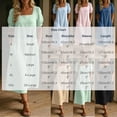 Avirosel Women's Casual Summer Midi Dress Solid Color Round Neck Loose ...