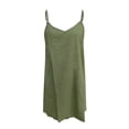 thumbnail image 6 of Afdoent Dresses For Women V Neck Casual Sleeveless Spaghetti Strap Flowy Beach Holiday Dress With Pockets Fashion Beach Vacation Clothes, 6 of 6