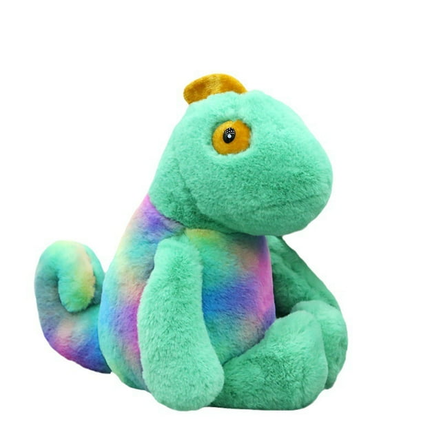 Muñeca de peluche con dibujos animados de camaleón, 40 cm, lagarto de peluche