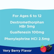 Equate Children's Multi-Symptom Cold Liquid, Very Berry Flavor, 4 fl oz