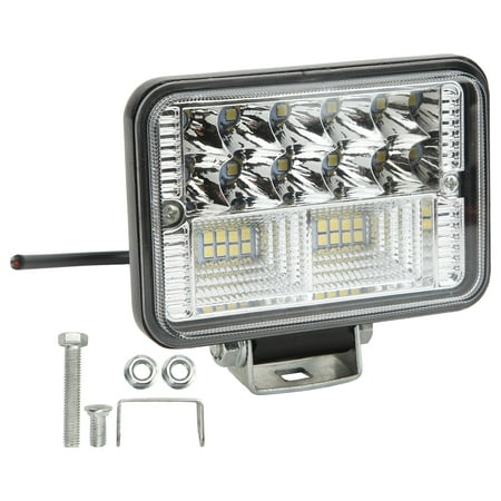 

Spptty LED Light Pod 4.3in Square LED Floodlight IP67 Waterproof Shockproof Heat Sinking For Trucks SUV Off Road Flood Spot Light