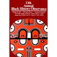 thumbnail image 2 of National Institutes of Health 13x18 Gold Ornate Wood Frame and Double Matted Museum Art Print Titled - 13th Annual Black History Observance (1985), 2 of 4