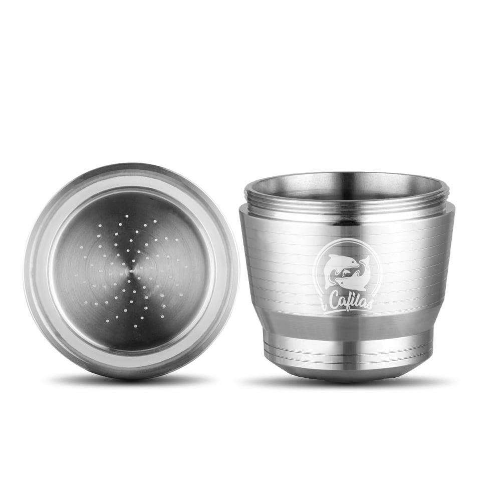 Stainless Steel Reusable Coffee Filter Cup for Lavazza Coffee Machine for Lavazza Espresso Point OurLeeme Refillable Coffee Capsule 