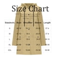 thumbnail image 3 of WTOBBY Women's Solid Stripe Mid-Length Hooded Waterproof Rain Jacket for Outdoor Sports and Sun Exposure, Windproof and Comfortable,Army Green L, 3 of 6