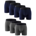 thumbnail image 4 of 7PK Performance Mens Boxer Briefs Polyester Underwear Size Small, Medium, Large, XL & XXL, 4 of 11