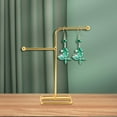 thumbnail image 3 of KLKCMS Hanging Jewelry Shelf Exquisite Gifts Earrings Holder Organizer Display Rack for StyleA-T Shape, 3 of 8