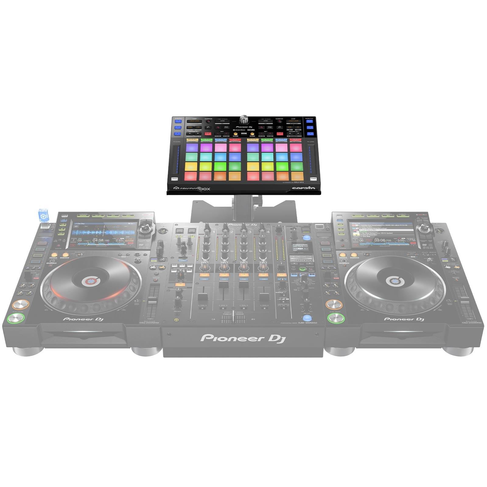 Pioneer DJ DDJ-XP2 Add-on Controller with Clutch Stingray Headphones Package