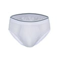 thumbnail image 2 of HUPOM Men'S Underwear Underwear For Men Pack Medium waist Comfort Waist Striped Briefs Beige 3XL, 2 of 7