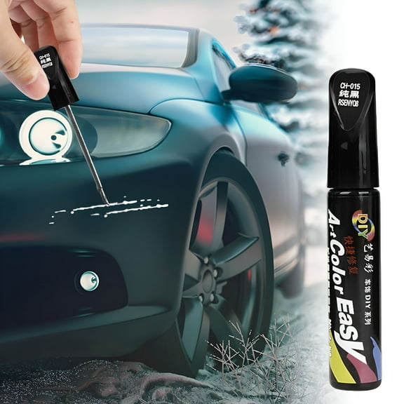 LAMIRO 2PCS 7oz Touch Up Paint for Cars (Black), 2 in 1 Black Car Paint Scratch Repair, Automotive Black Touch Up Paint Pen, Car Scratch Remover for Deep Scratches, Special-Purpose Black Car Paint
