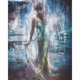 thumbnail image 2 of Cuadros Decorativos Chica elegante 40x50cm pintura al óleo por números imagen DIY decoración del hogar (S743) Tmvgtek embutido en tela, 2 of 9