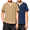 Khaki&navy Blue, variant on 2-Pack Boy's Henley Shirt Short Sleeve Cotton T-Shirt