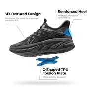 Men’s Slip-On Athletic Sneakers, Comfortable Breathable Walking, Running, and Cross-Training Shoes
