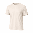 thumbnail image 5 of GOLDENROW Pure Dry Fit Poly T-Shirt, Men's Short Sleeve 100% Polyester Tee, Dust, L, 5 of 5