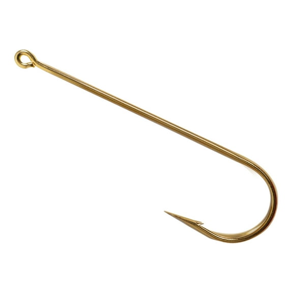 Mustad Aberdeen Hook - Size: 1/0 (Bronze) 100pc