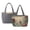 Bird Flower, variant on FOR U DESIGNS Brown Pig Sunflower Print Tote Bag for Women Large Capacity Handbag with Pockets Two Tone Reversible Tote Purses Quilted Lightweight Shoulder Bag for School Work