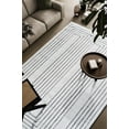 thumbnail image 2 of Nube Forli  Ivory and Charcoal Recycled Polyester Area Rug, 2 of 7