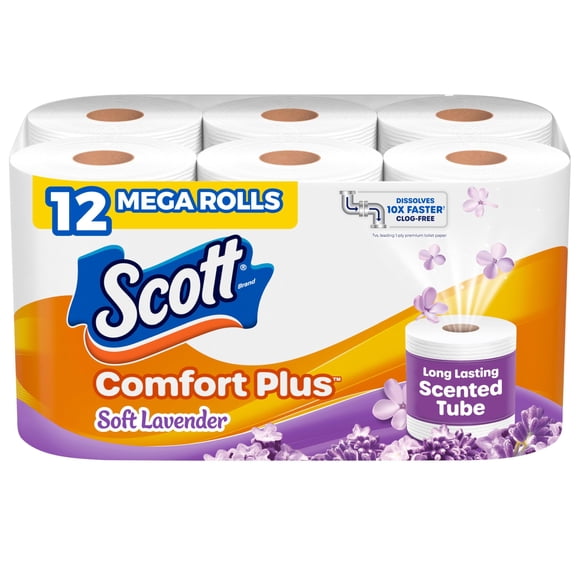 SCOTT CMFT+ MR SNT Pañuelo de baño LAVNDR 12 PK 310