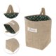thumbnail image 2 of Ofertas Únicas 1 Pc Bolsas de Almacenamiento Colgantes Reutilizables Amarillo Marrón Verde Oscuro Mezcla de Algodón y Lino, 2 of 5