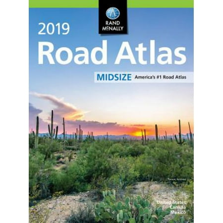 Rare Railroad Map Atlas - Rand mcnally 2019 midsize road atlas: 9780528019647