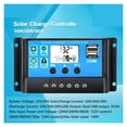 thumbnail image 2 of Solar Regulator 12V/24V 30A 20A 10A Solar Charger LCD Display Dual USB Output 5V ,Easy to Operate, 2 of 7