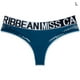thumbnail image 3 of Malla inconsútil de la tanga femenina hueca de malla hueca impresa con la ropa interior de la cintura baja mini transpirable g-string yoga bragas calzoncillos para la fiesta verde l Monstrate AP004233-05, 3 of 7