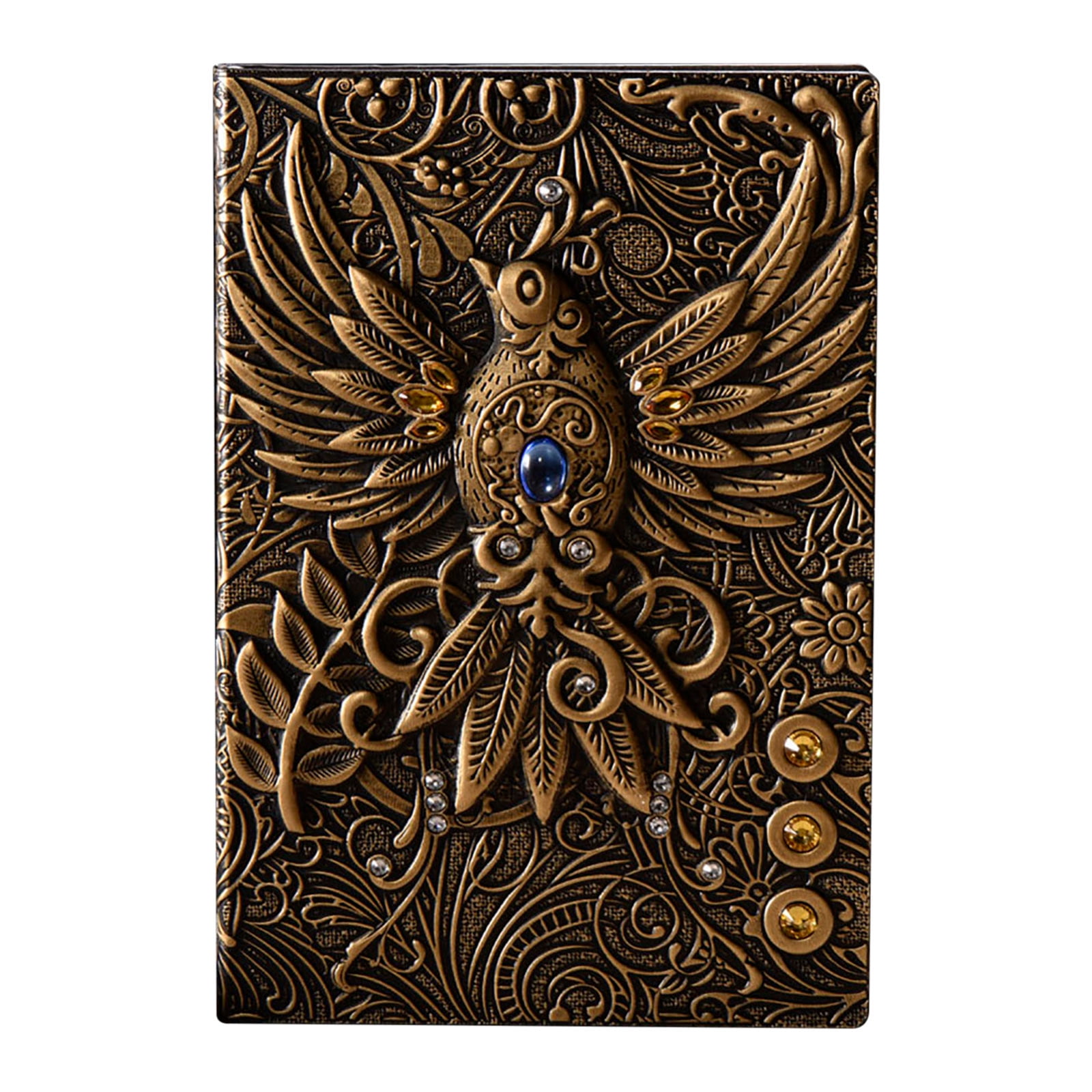 Embossed Pattern Notebook European A5 Notepad Stereo 100 Pages