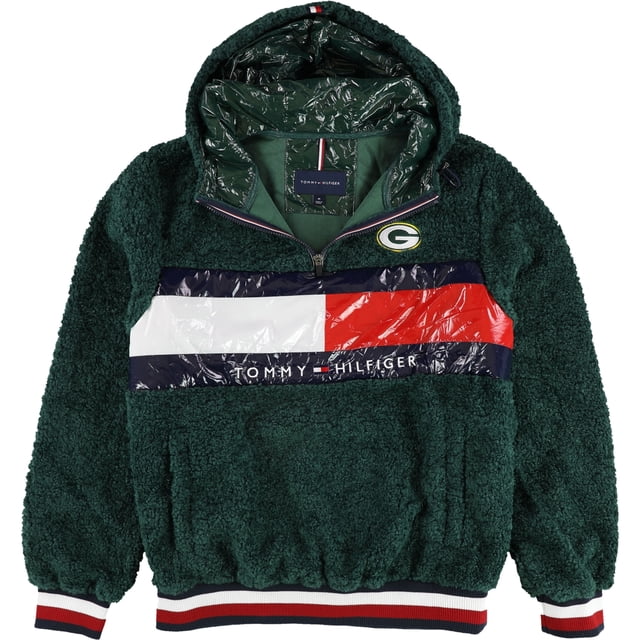Tommy Hilfiger Mens Green Bay Packers Fleece Jacket, pac, M