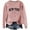 A-Pink, variant on Cnbwig Womens Cardigan Sweaters Autumn and Winter Letter Printed Round Neck Hoodless Drop Shoulder Long Sleeved Pullover Sweaters Winter Sweaters for Women A-Beige L