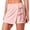 Pink, variant on PWPSG Womens High Waist Wrap Casual Skort, Side Tie with Side Slit Design, Soft Fabric for Vacation Casual Wear White S