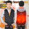 thumbnail image 4 of Spostyle Teenager Boys Girls Heated Vest USB Charging Children Heating Jacket Smart Heated Coat Outdoor Kids Birthday, Christmas Gifts For 110-170cm Height, 4 of 7